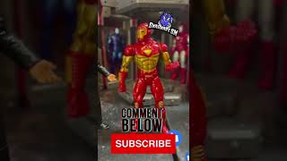 Ironman Hall of Armors Action Figure Display * MARVEL LEGENDS * #Shorts #Avengers #Ironman