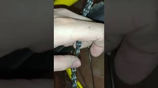 как вручную открыть расцепить цепь велосипеда how to unlock bike chain with no tools 3