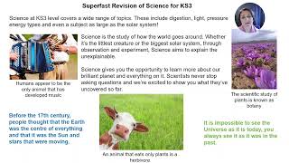 Superfast Revision of KS3 Science with Education Quizzes