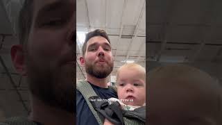 They almost KICKED ME OUT!! 😨 #vlog #parenting #dad #shopping #food #meals #haul #viral #trending