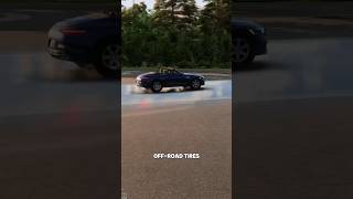 Braking performance for different tire type