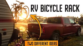 HOW TO BRING BICYCLES IN YOUR RV TRAVEL TRAILER -  IDEAS