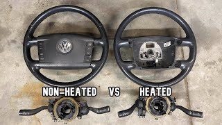 7L/T1 Touareg Heated steering wheel Retrofit