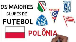 OS 5 MAIORES CLUBES DE FUTEBOL DA POLÔNIA (EKSTRAKLASA)