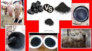 How to make activated charcoal at home with lime for broiler weight gain and stop diarrhea .