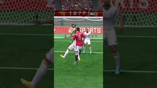 Manchester United goal from corner in FC Mobile