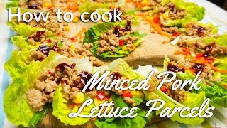 Minced Pork Lettuce Parcels Recipe