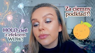 GRWM ✨ Test/pierwsze wrażenie PODKŁADU KLASYK i cienia NUDE HOLO z GLAM SHOPu ✨ CERA MIESZANA