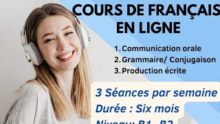 Formation directe sur zoom pour apprendre le français دورة لتعلم اللغة الفرنسية