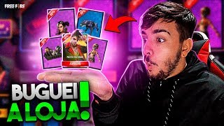 ZEREI A NOVA LOJA NO FREE FIRE!!! DESABAFEI SOBRE TELADORES