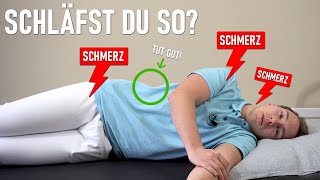 So wirst du Rückenschmerzen im Schlaf los! (Tipps vom Physiotherapeuten)