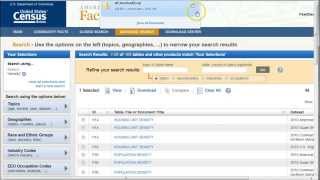 How to Find Population Density by County using Census Data in the American Factfinder