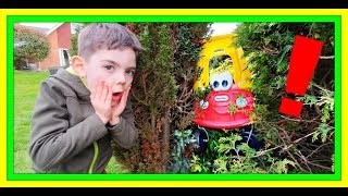 Alex rescues Cozy Coupe * Little Tikes Ride on