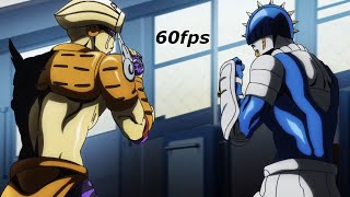 Gold Experience vs Sticky Fingers (Giorno vs Bucciarati) 60fps