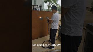 2000W handheld laser Cleaner for Rust Removal🔥#lasercleaningmachine #rustremoval #lasercleaning