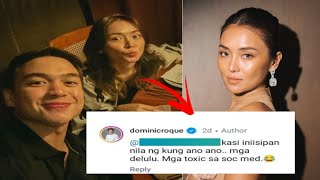 DOMINIC MULING BUMANAT SA MGA NETIZENS AT TINAWAG NA MGA DELULU, MGA TOXIC SA SOCMED🤣 #kathden #yt