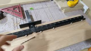 Line Boring with the True Position Tools Cabinet Hardware Jig