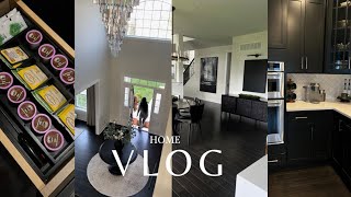 HOME VLOG : declutter and organize with me | getting my home together | modern kitchen