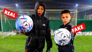 REAL vs FAKE WORLD CUP FOOTBALL.. Which is better?