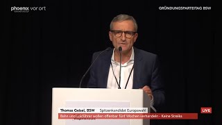 D-TV BSW-Parteitag Thomas Geisel