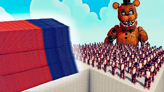 150x FREDDY FAZBEAR + 1x GIANT vs EVERY GOD - Totally Accurate Battle Simulator TABS