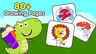 Kids Drawing & Coloring Pages | Learn to Draw App for Kids | Preschool Kids & Toddler Learning Apps