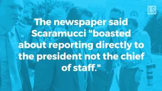 Trump removes Anthony Scaramucci from Communications Director role