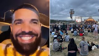 Drake REACTS to SZA Performing to Near-EMPTY Crowd at Glastonbury Festival