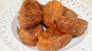 Torrijas de leche azucar y canela