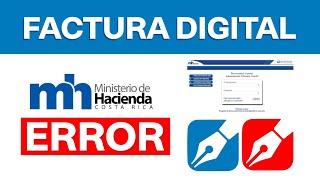 Factura Digital - Corregir error SignumOne