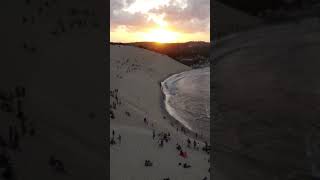 O pôr do sol mais bonito do Rio Grande do Norte! Dunas de Jenipabu #nordeste #dunas #genipabu #natal