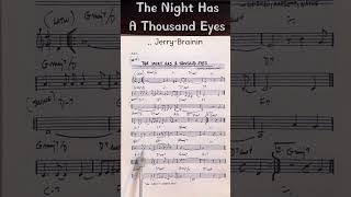 Shorts- realbook 'The Night Has A Thousand Eyes' 리얼북 초견 #jazzstudies #jazz #piano