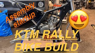 KTM exc Rally bike build❤️