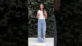 A mistura perfeita de elegância e casualidade | CALÇA JEANS WIDE LEG BURITI #dicadelook