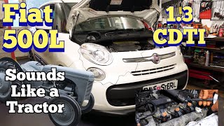 Fiat 500L Multijet Vauxhall/Opel Suzuki 1.3 CDTI. Sounds Like a Tractor. Injectors Leaking. Part 1