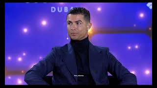 Cristiano Ronaldo advice on the next generation at the Dubai Global Soccer Awards  #⁣GlobeSoccer