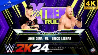 THREE LEGENDARY : JOHN CENA VS TRIPLE H VS BROKE LESNAR | AMBITIOUS GRAPHICS GAMEPLAY WWE 2K24