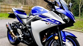 Yamaha R3 Motorcycle with Akrapovic Exhaust 320cc