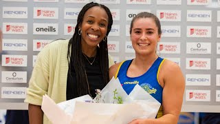 Post-match reaction after Team Bath Netball beat London Pulse