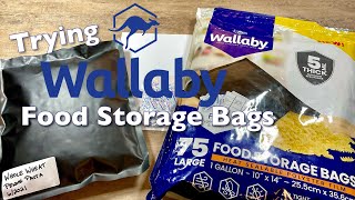 Wallaby Goods Food Storage Bags : Mylar Bags : 25 year food storage : long term food storage