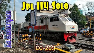 #railfans #railroad Railroad  crossing 114 Surakarta