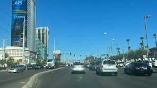 Exploring Las Vegas, NV: Flamingo Road Driving Tour, 4K