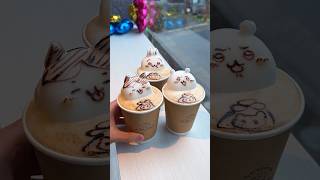 推し活にぴったりな3Dラテアート専門店☕️写真見せるとドリンクの上に泡で好きなキャラクターを作ってくれる！ #東京グルメ