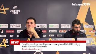 Conférence de presse PSG-KIEL 28-34