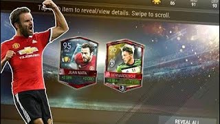 Fifa Mobile - 95 Juan Mata & Top Transfer Pack Opening!! - Road To ninety six Ovr Bernardeschi!