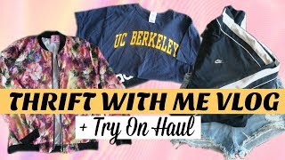 COME THRIFTING WITH ME | Try On Thrift Haul 2018