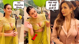 Malaika ने बेशर्मी की हद करदी - Malaika Arora IGNORE Isha In front Of Media - Viral