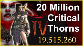 Diablo 4 - Crazy Rogue Build - Delete all Enemies - 20 Million Critical Thorns - Eternal✔️