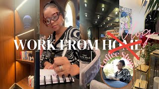 9-5 Day in the life WFH | Virgin Hotel Coffee Shop, Lunch | Work Vlog