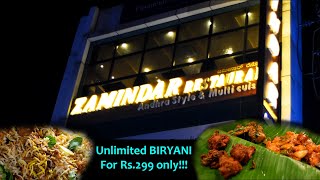 Unlimited Non-veg Combo for Rs.299 || Zamindar Restaurant || Cost-Friendly restaurant